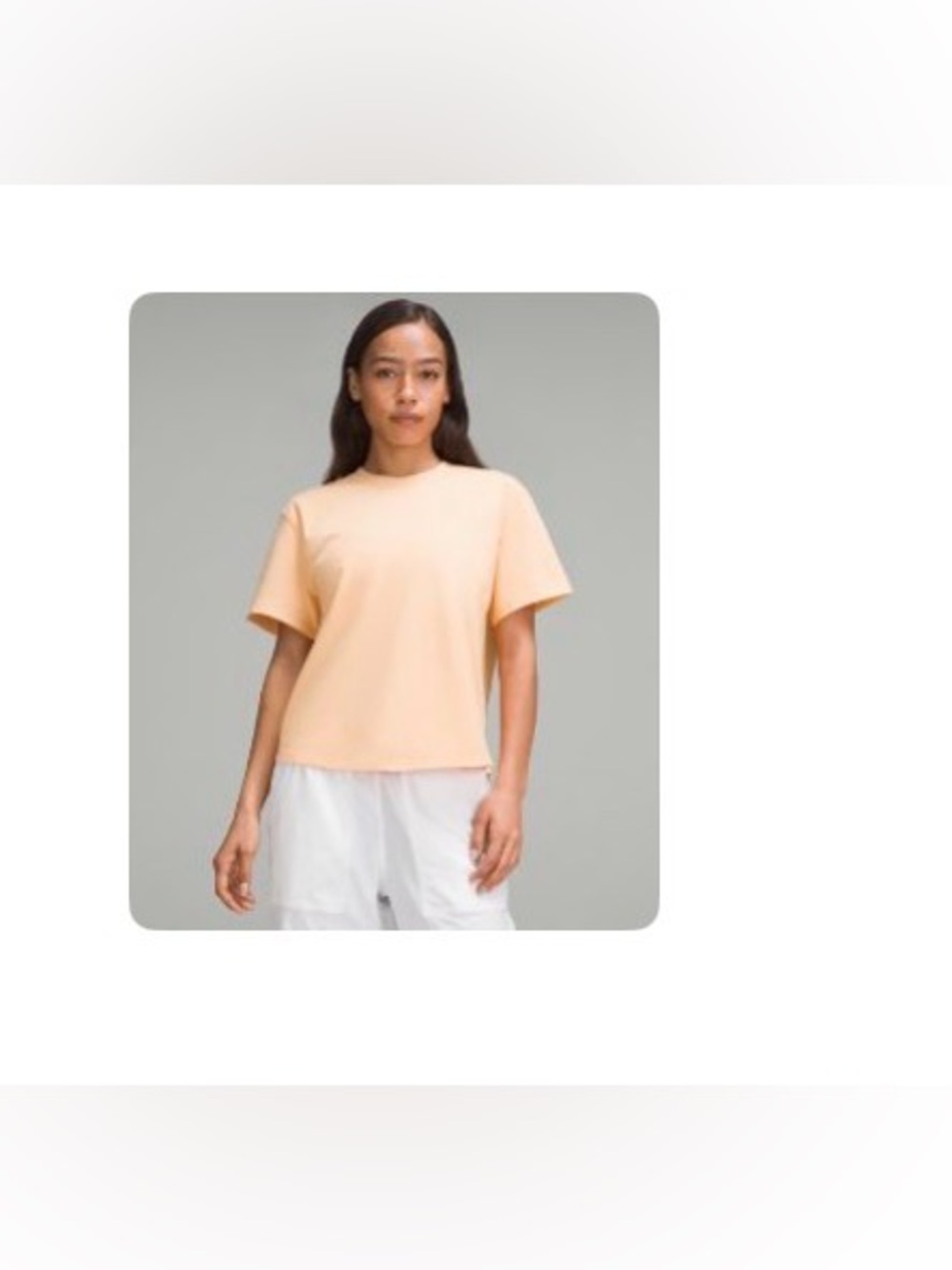 [XS] Lululemon Jersey Knit Crop Tee